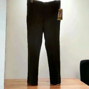Andrew Marc Black Faux Suede Pull-On Pants - Size Small, New with Tags